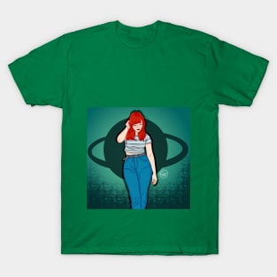 red hair girl T-Shirt